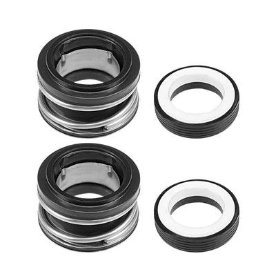 Harfington Uxcell Mechanical Shaft Seal Replacement for Pool Spa Pump 2pcs XJ-25