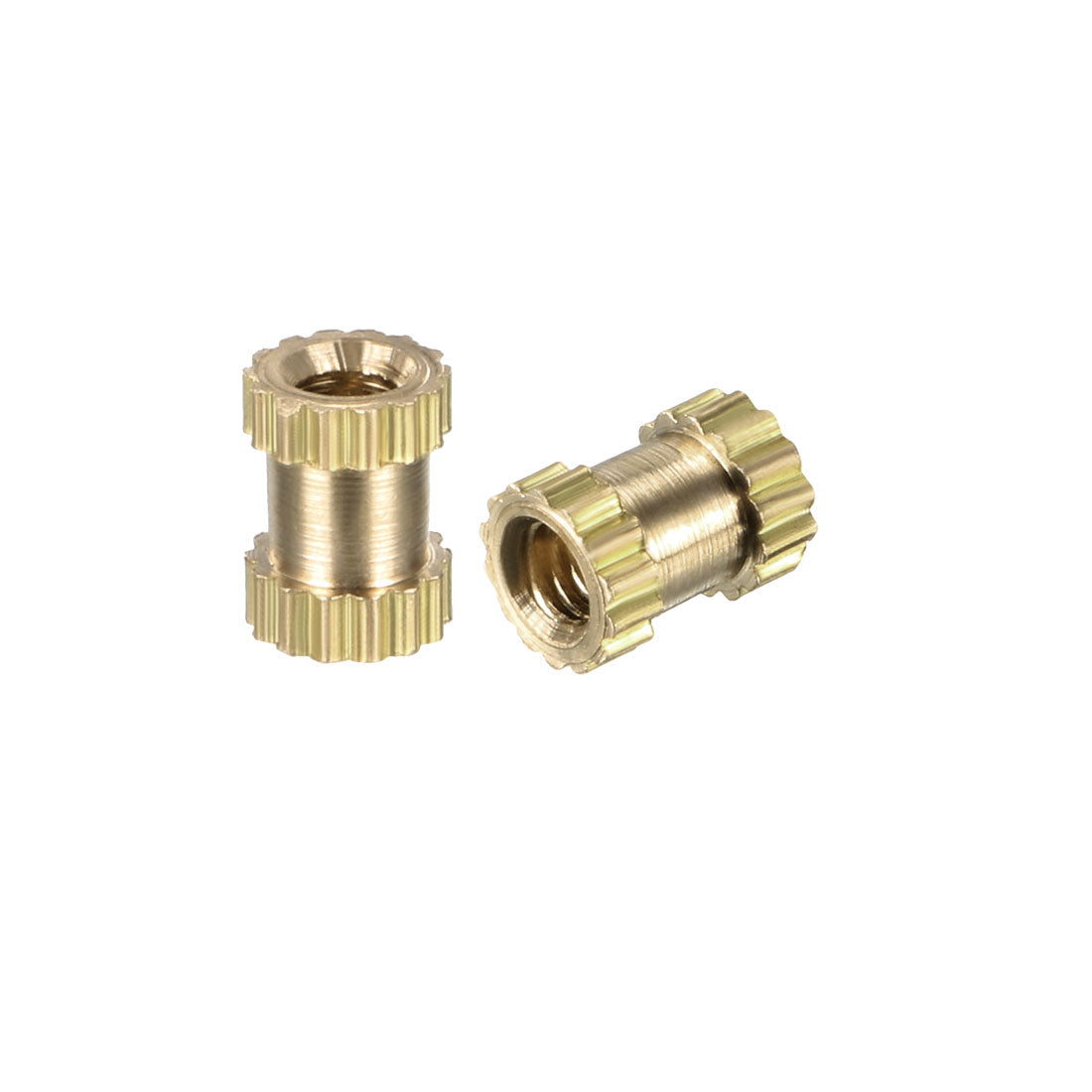 uxcell Uxcell Knurled Insert Nuts - Female Thread Threaded Insert Embedment Nut