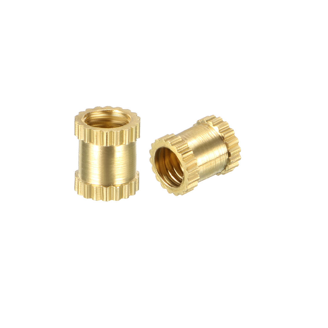 uxcell Uxcell Knurled Insert Nuts - Female Thread Brass Threaded Insert Embedment Nut for 3D Printer