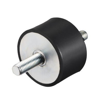 Harfington Uxcell 20 x 20mm Rubber Mounts, Vibration Isolators, with M5  x 13mm Studs