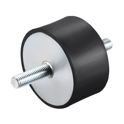 Harfington Uxcell 20 x 20mm Rubber Mounts, Vibration Isolators, with M5  x 13mm Studs