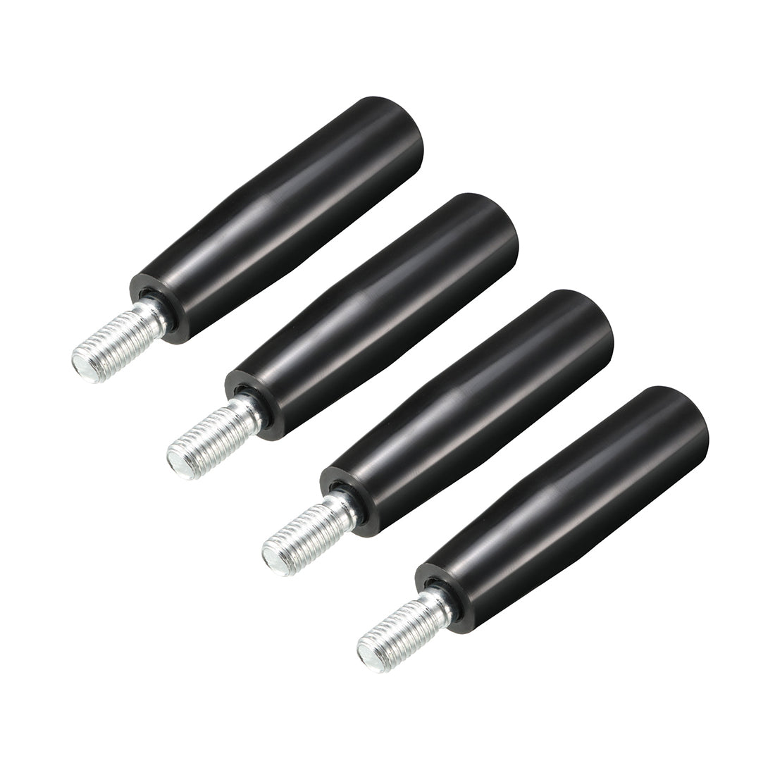 uxcell Uxcell 4Pcs Revolving Handwheel Machine Handle M12 Male Threaded Stem for Milling Machinery