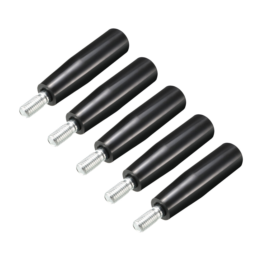 uxcell Uxcell 5Pcs Revolving Handwheel Machine Handle M12 Male Threaded Stem for Milling Machinery