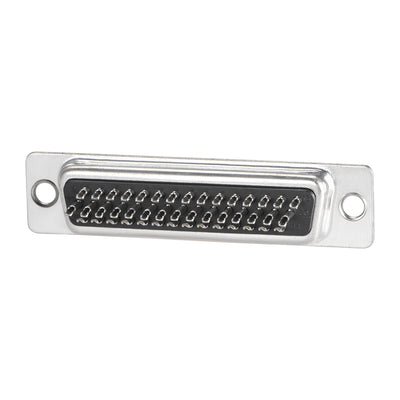 Harfington Uxcell D-sub Connector DB44 Female Socket 44-pin 3-row High Density Port Terminal Breakout for Mechanical Equipment CNC Computers 4pcs