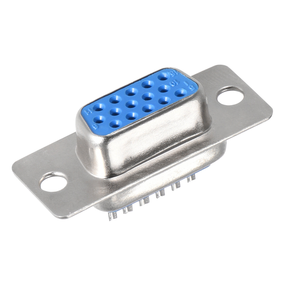 uxcell Uxcell D-sub Connector Female Socket 15-pin 3-row Port Terminal Breakout for Mechanical Equipment CNC Computers 1pc