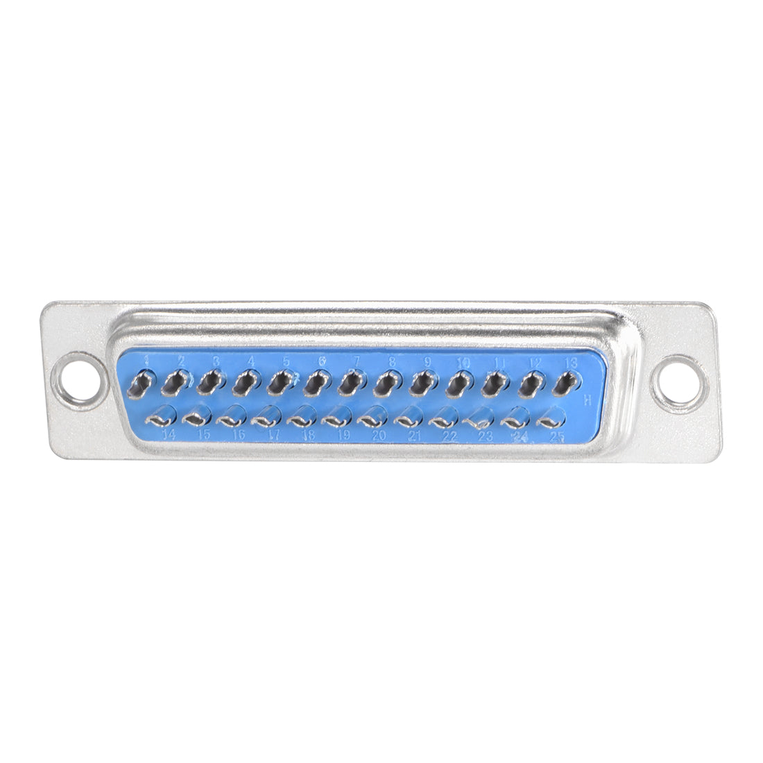 uxcell Uxcell D-sub Connector DB25 Female Socket 25-pin 2-row Port Terminal Breakout for Mechanical Equipment CNC Computers Blue 1pc