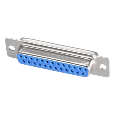 Harfington Uxcell D-sub Connector DB25 Female Socket 25-pin 2-row Port Terminal Breakout for Mechanical Equipment CNC Computers 20pcs