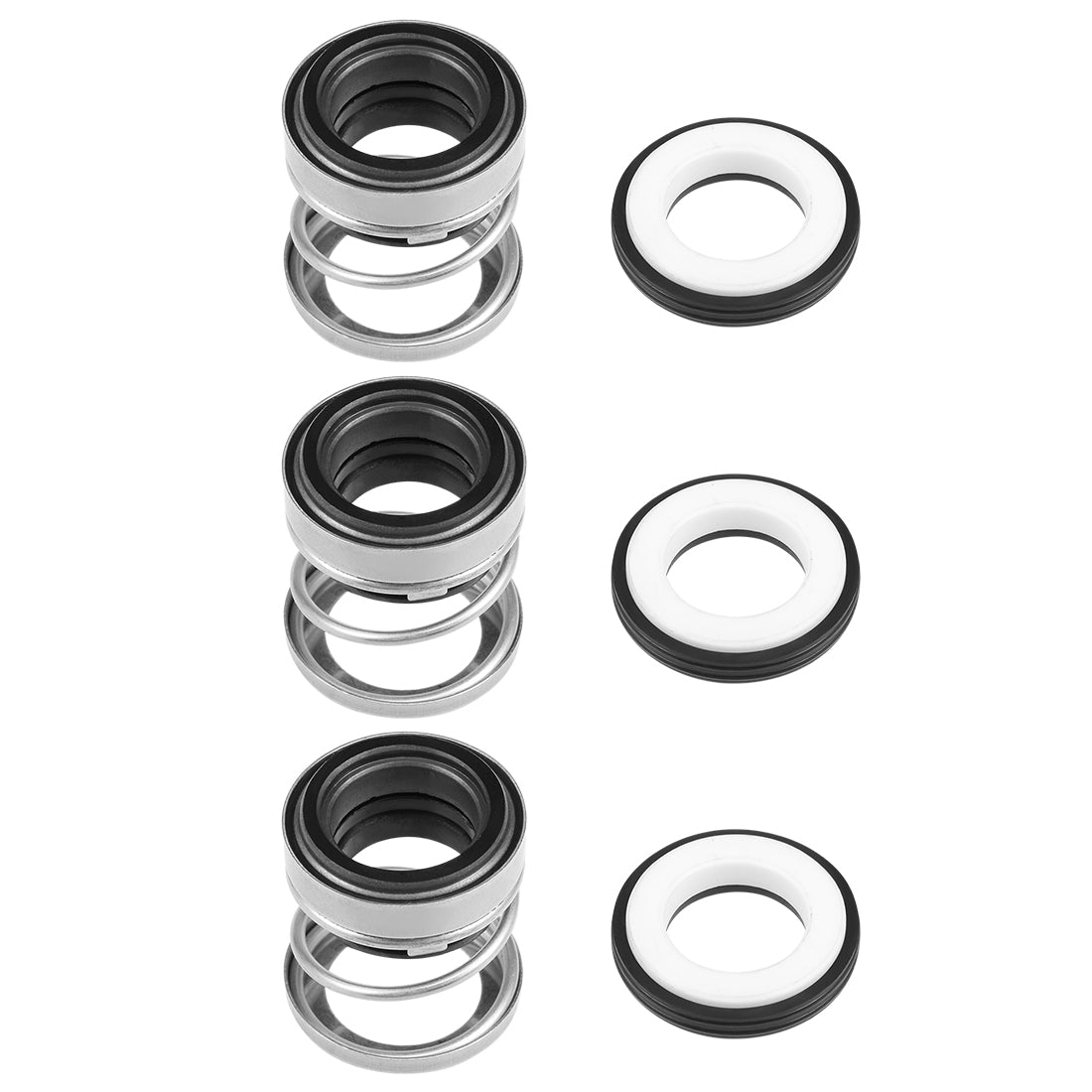 uxcell Uxcell Mechanical Shaft Seal Replacement for Pool Spa Pump 3pcs 108-14