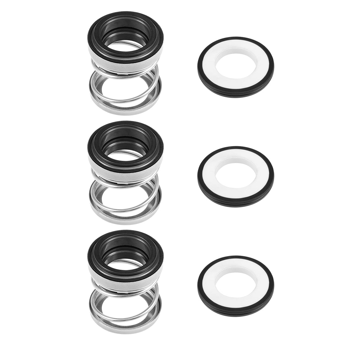 uxcell Uxcell Mechanical Shaft Seal Replacement for Pool Spa Pump 3pcs 108-19