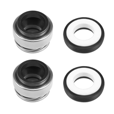 Harfington Uxcell Mechanical Shaft Seal Replacement for Pool Spa Pump 2pcs 301-12