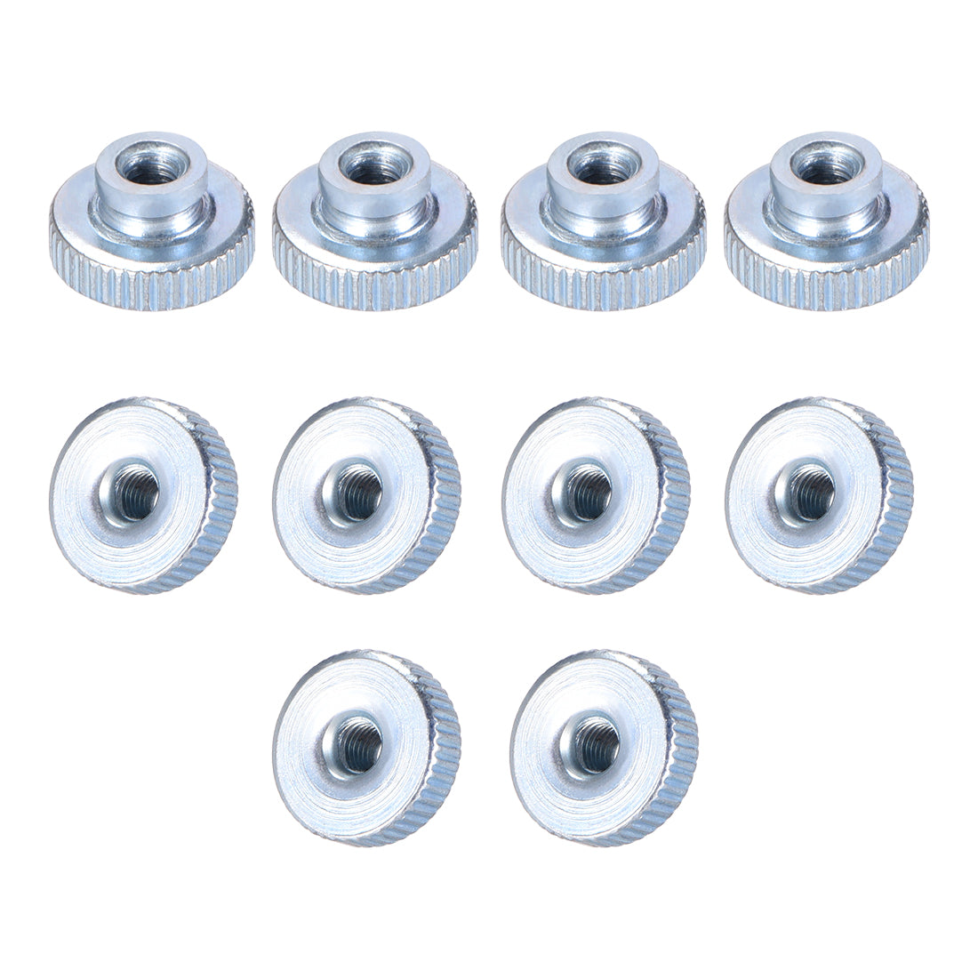 uxcell Uxcell Knurled Thumb Nuts, 10Pcs M3 Iron Round Knob for 3D Printer Parts