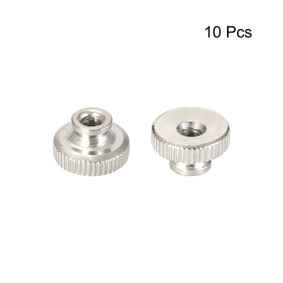 Harfington Uxcell Knurled Thumb Nuts, 10Pcs M3 Iron Round Knobs for 3D Printer Parts