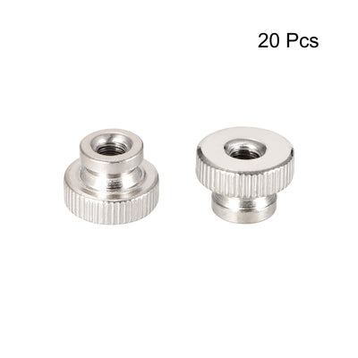 Harfington Uxcell Knurled Thumb Nuts, Iron Round Knobs for 3D Printer Part