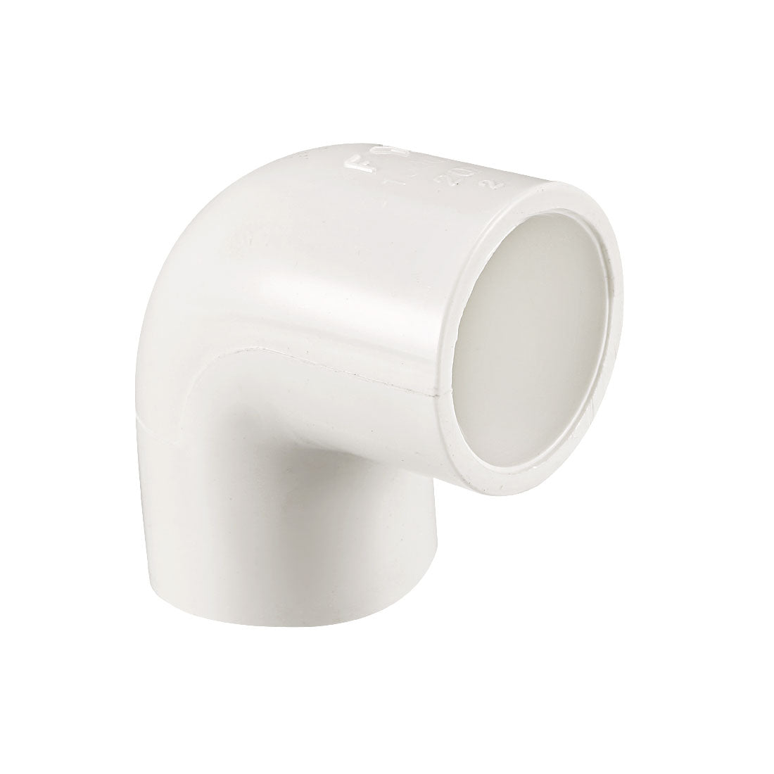uxcell Uxcell 20mm Slip 90 Degree PVC Pipe Fitting Elbow Coupling Connector 2 Pcs