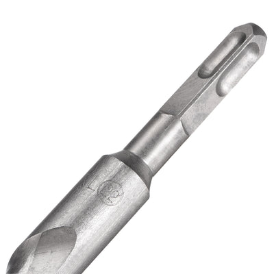 Harfington Uxcell 22mm Carbide-Tipped Rotary Hammer Hollow Square Shank Drill Bit 195mm Long