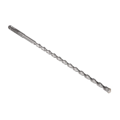 Harfington Uxcell 12mm Carbide-Tipped Rotary Hammer Hollow Square Shank Drill Bit 340mm Long