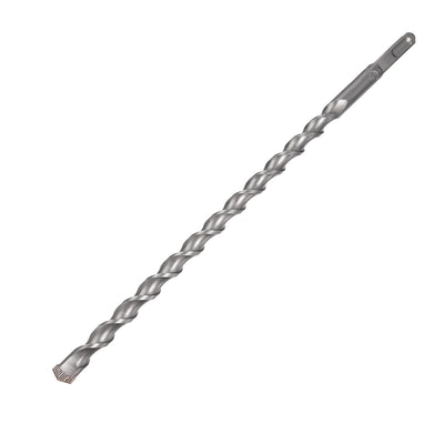 Harfington Uxcell 14mm Carbide-Tipped Rotary Hammer Hollow Square Shank Drill Bit 340mm Long