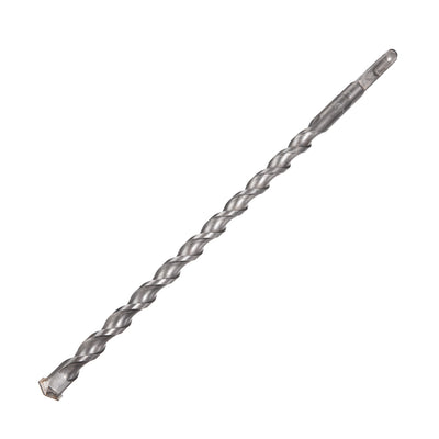 Harfington Uxcell 16mm Carbide-Tipped Rotary Hammer Hollow Square Shank Drill Bit 340mm Long