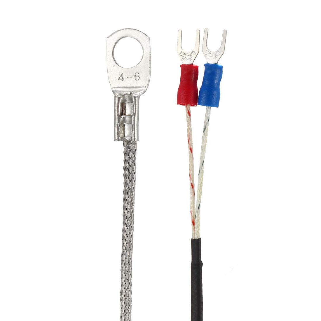 uxcell Uxcell K Type Temperature Sensor Probe 0.5M Cable 6mm Hole Thermocouple 32~752°F (0~400°C)