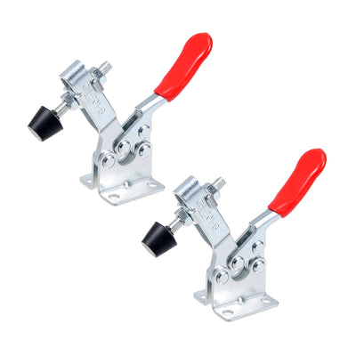 Harfington Uxcell Toggle Clamp GH-201-B Horizontal Clamp Quick Release Tool 90Kg 198lbs Capacity 2pcs