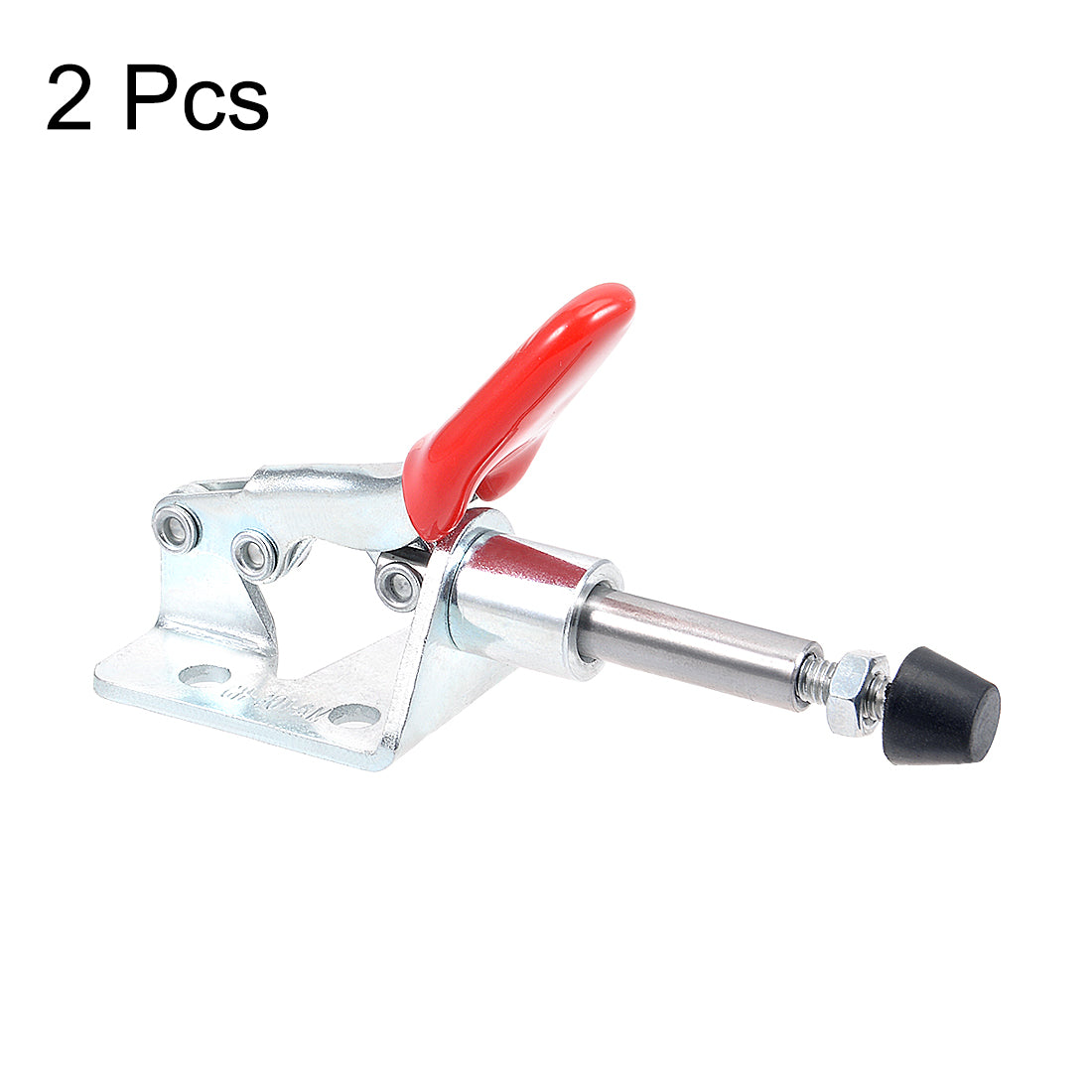 uxcell Uxcell Toggle Clamp 50kg 110lbs Holding Capacity 16mm Stroke Push Pull Action Hand Tool GH-301-AM 2pcs