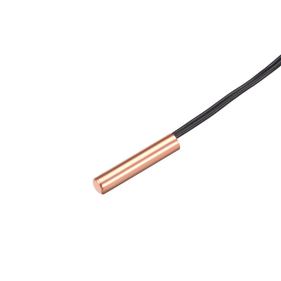 Harfington Uxcell 2 Pcs 100K NTC Thermistor Probe 15.7 Inch Copper Sensitive Temperature Temp Sensor for Air Conditioner