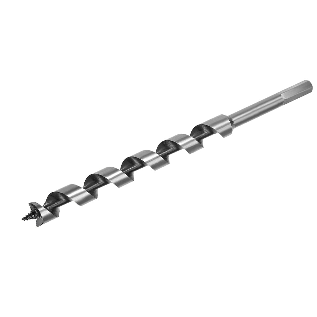 uxcell Uxcell Auger Drill Bit Wood Hex Shank 16mm Cutting Dia High Carbon Steel for Electric Bench Drill Woodworking Carpentry