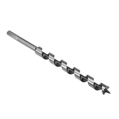 Harfington Uxcell Auger Drill Bit Wood Hex Shank 16mm Cutting Dia High Carbon Steel for Electric Bench Drill Woodworking Carpentry