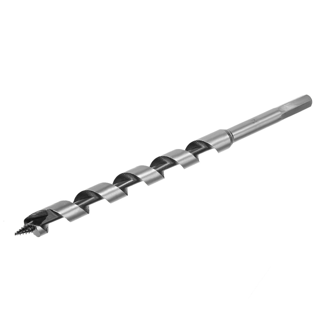 uxcell Uxcell Auger Drill Bit Wood Hex Shank 14mm Cutting Dia High Carbon Steel for Electric Bench Drill Woodworking Carpentry