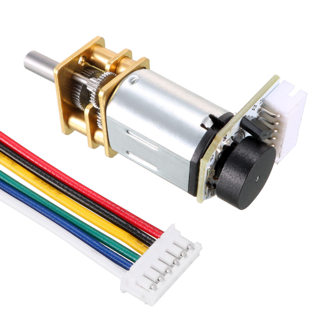 uxcell Uxcell DC 6V 35RPM Gear Motor Encoder Speed Velocity Measurement for Mini Car DIY