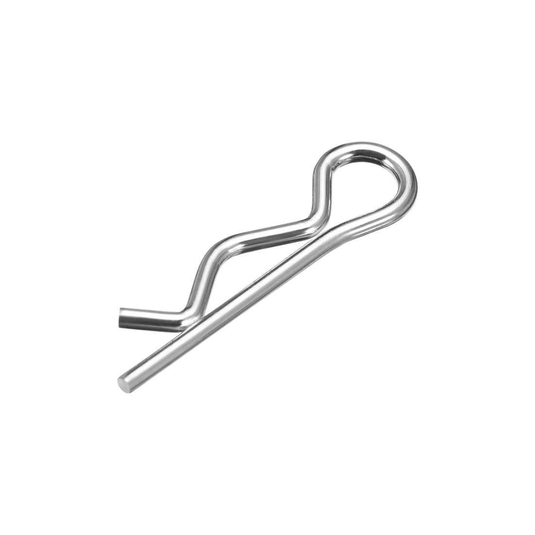 20pcs R-Shaped Spring Cotter Pins - 1.8mm Carbon Steel Trailer Clips For Tractors & Mowers