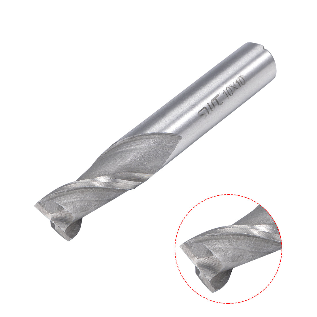 uxcell Uxcell Flat Nose End Mill Cutter CNC Router Bits 2 Flute