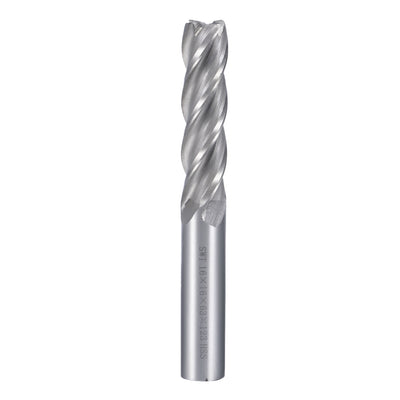 Harfington Uxcell 16mm Shank 16mm x 63mm Straight Flat Nose End Mill Cutter CNC Router Bits 4 Flute
