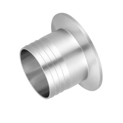 Harfington Uxcell 304 Stainless Steel KF50 Flange to 50mm Rubber Hose Barb Adapter for Vacuum