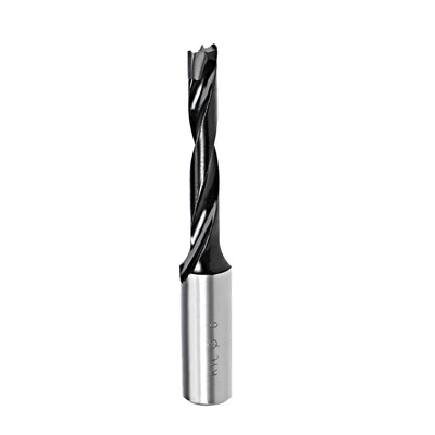 uxcell Uxcell Brad Point Drill Bits for Wood 6mm x 70mm Forward Turning HSS for Woodworking Carpentry Drilling Tool