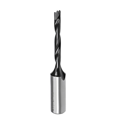 uxcell Uxcell Brad Point Drill Bits for Wood 4.5mm x 70mm Forward Turning HSS for Woodworking Carpentry Drilling Tool