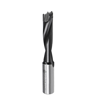 uxcell Uxcell Brad Point Drill Bits for Wood 9.5mm x 70mm Forward Turning HSS for Woodworking Carpentry Drilling Tool