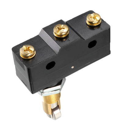 Harfington Uxcell 2PCS Z-15GQ21-B 1NO + 1NC Panel Mount Roller Plunger Micro Limit Switch