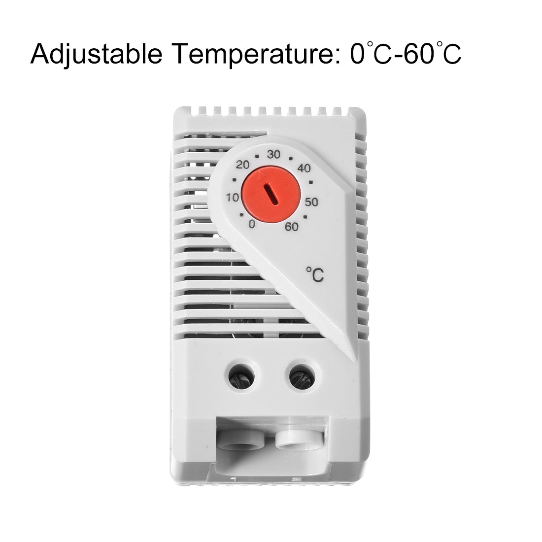 uxcell Uxcell Mechanical Thermostat, KTO011 0-60℃ Adjustable Compact Normally Close(N.C) Temperature Controller Switch