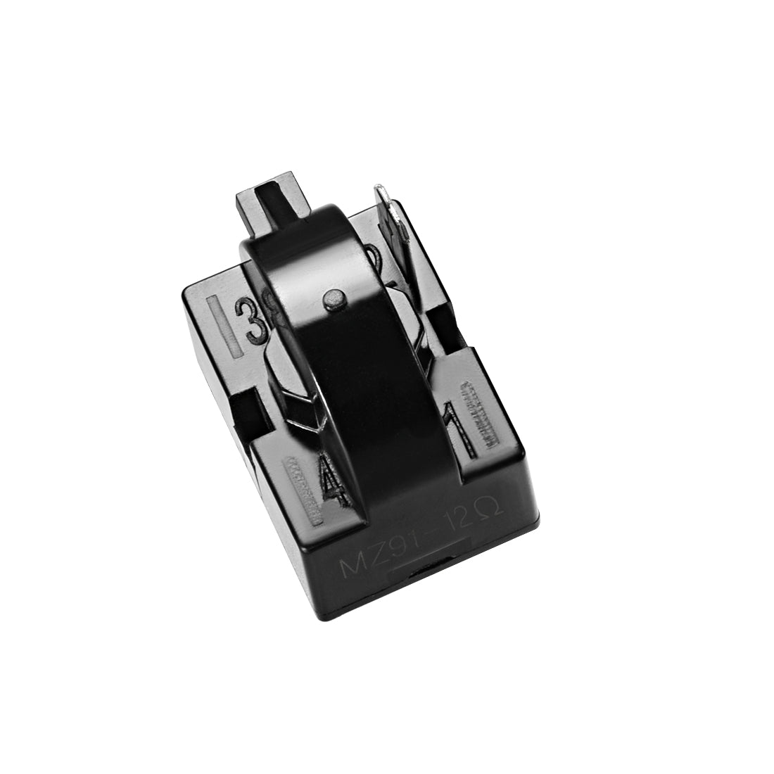 uxcell Uxcell 12 Ohm 1 Pin Refrigerator  Starter Relay Black
