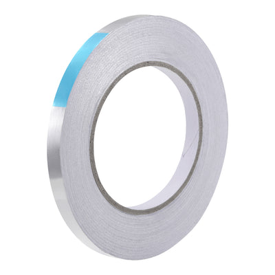 Harfington Uxcell Heat Resistant Tape - High Temperature Heat Transfer Tape Aluminum Foil Adhesive Tape 10mm x 50m(164ft)
