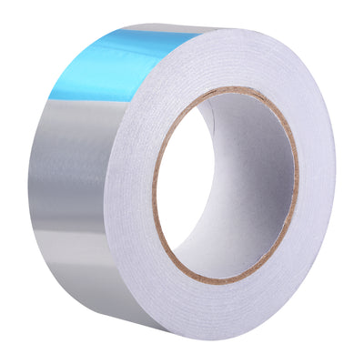 Harfington Uxcell Heat Resistant Tape - High Temperature Heat Transfer Tape Aluminum Foil Adhesive Tape 50mm x 50m(164ft)