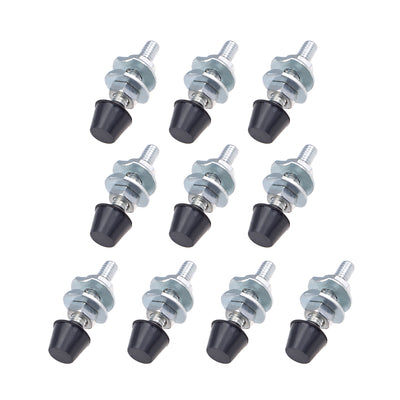 Harfington Uxcell M4x29mm Carbon Steel Toggle Clamp Screw Assembly with Rounded Spindle Tip 10pcs