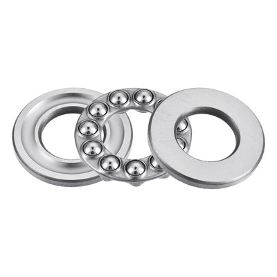Harfington Uxcell Thrust Ball Bearings Chrome Steel Single Directions Steel Cage