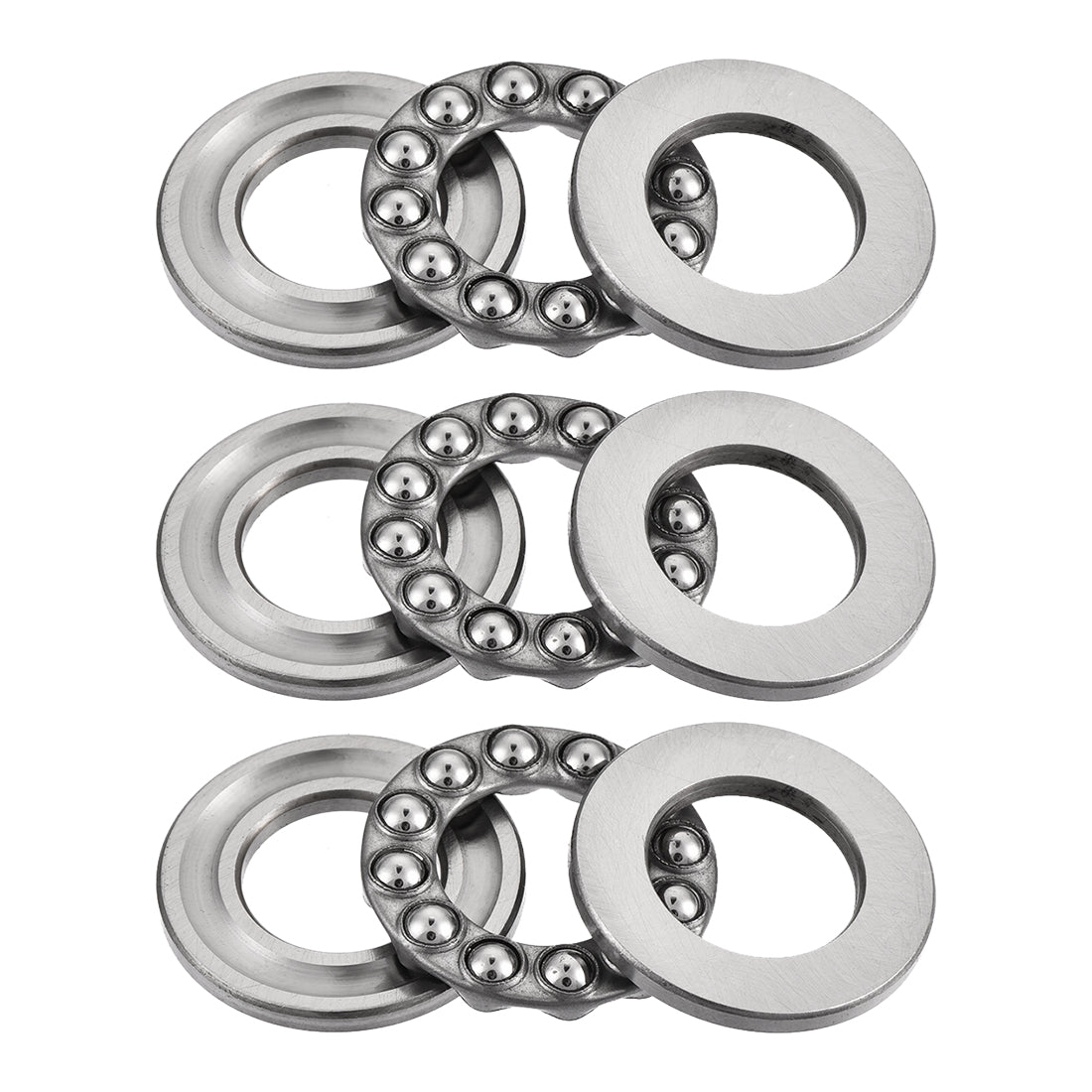 uxcell Uxcell Thrust Ball Bearings Chrome Steel Single Directions Steel Cage