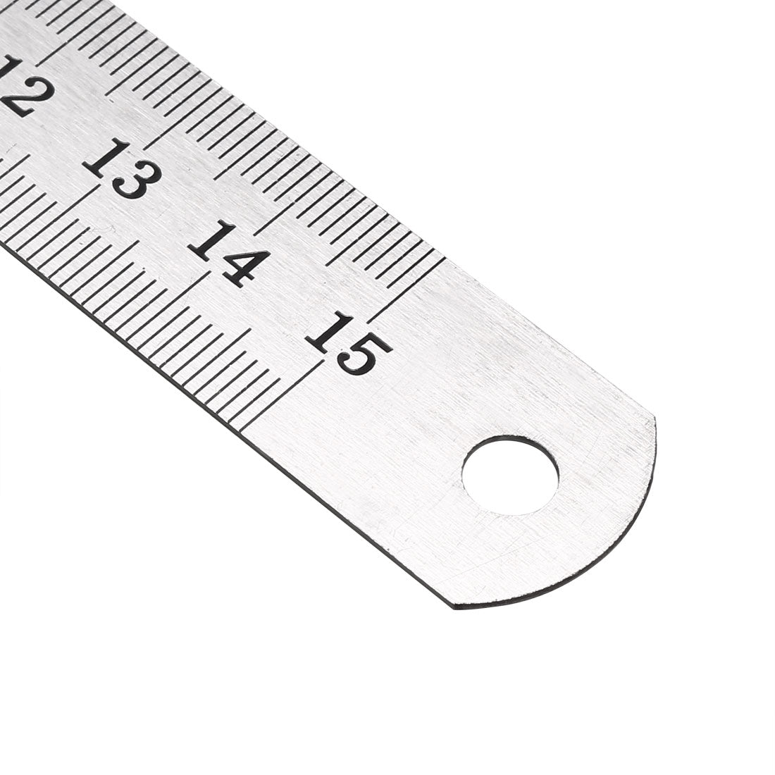 uxcell Uxcell Stainless Steel Ruler 6-inch (15cm) Straight Ruler Inches and Metric Scale