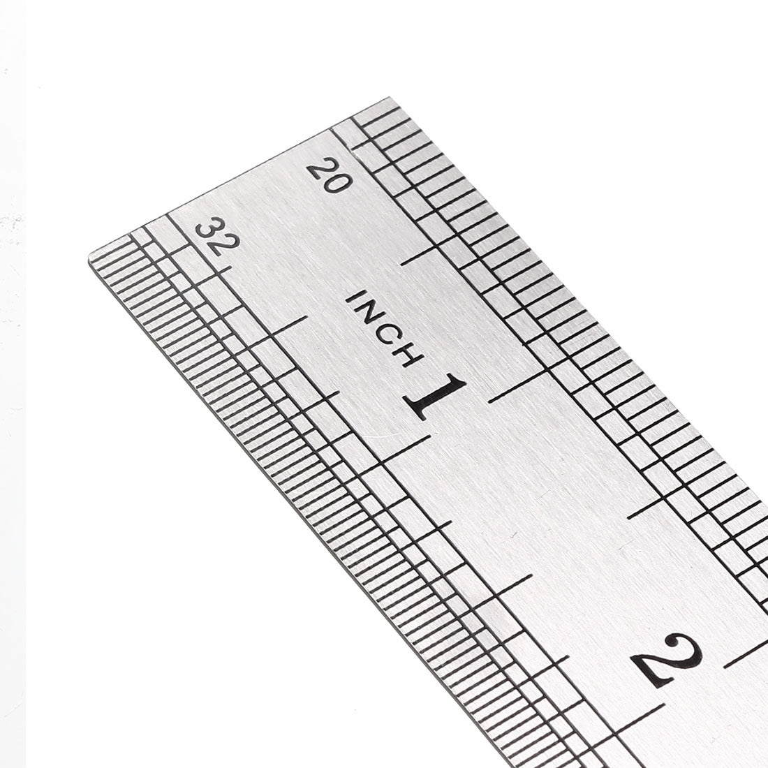 uxcell Uxcell Stainless Steel Ruler 12-inch (30cm) Straight Ruler Inches and Metric Scale 5pcs