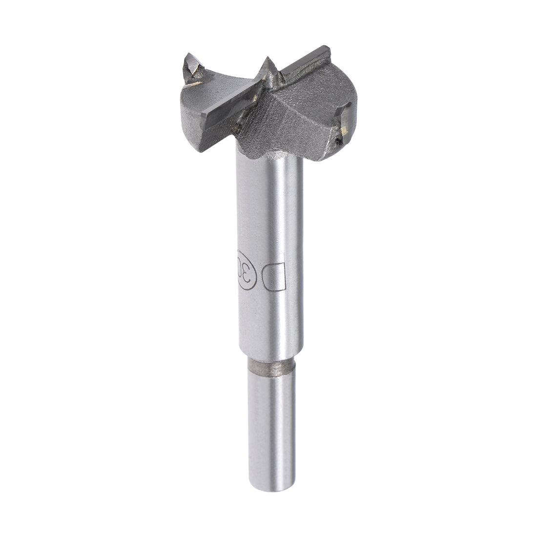 uxcell Uxcell Forstner Wood Boring Drill Bits 30mm Dia. Hole Saw Carbide Tip 8mm Round Shank Cutting for Hinge Plywood MDF CNC Tool