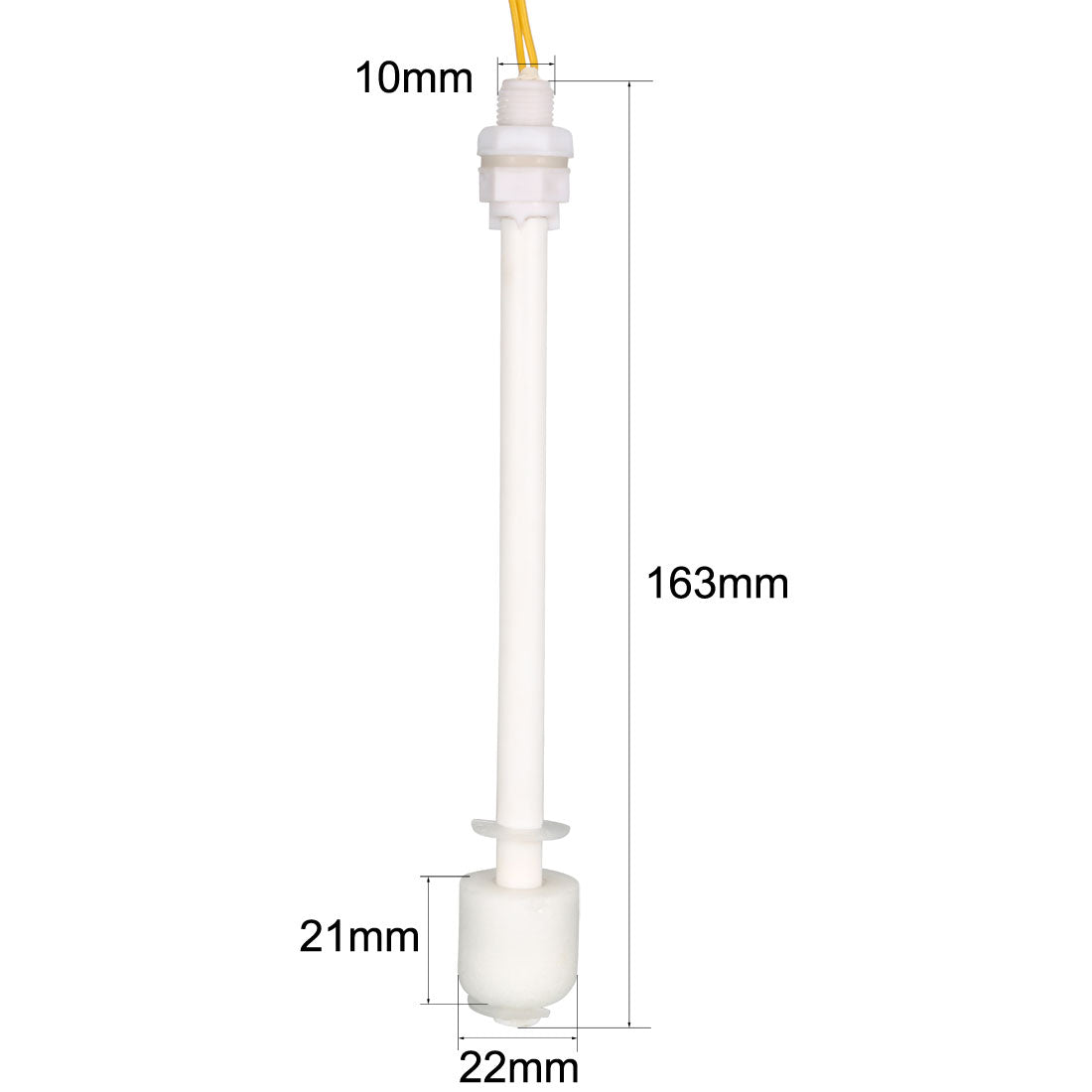 uxcell Uxcell PP Float Switch 163mm/6.42inch Fish Tank Vertical Liquid Water Level Sensor Plastic