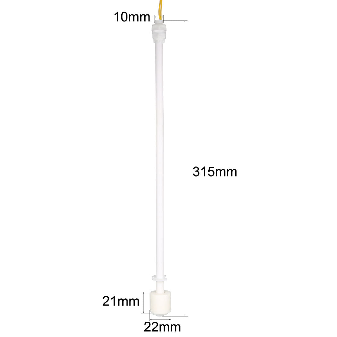 uxcell Uxcell PP Float Switch 315mm Fish Tank Vertical Liquid Water Level Sensor Plastic